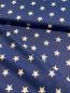 Preview: Baumwollstoff Sterne 2.5 cm königsblau