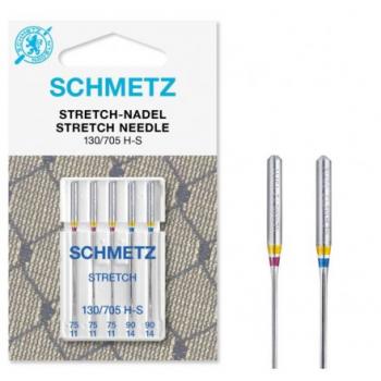 Schmetz Stretch Nadel Sortiment Stärke 75 90, 5er Pack 130/705 H-S