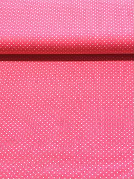Baumwollstoff Punkte 1mm pink
