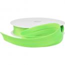 Schrägband Satin neongrün